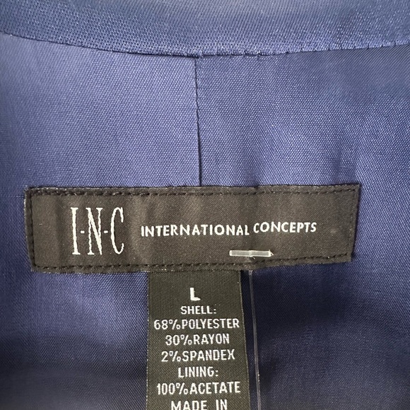 INC International Concepts Trench Coat Womens L - Picture 3 of 5